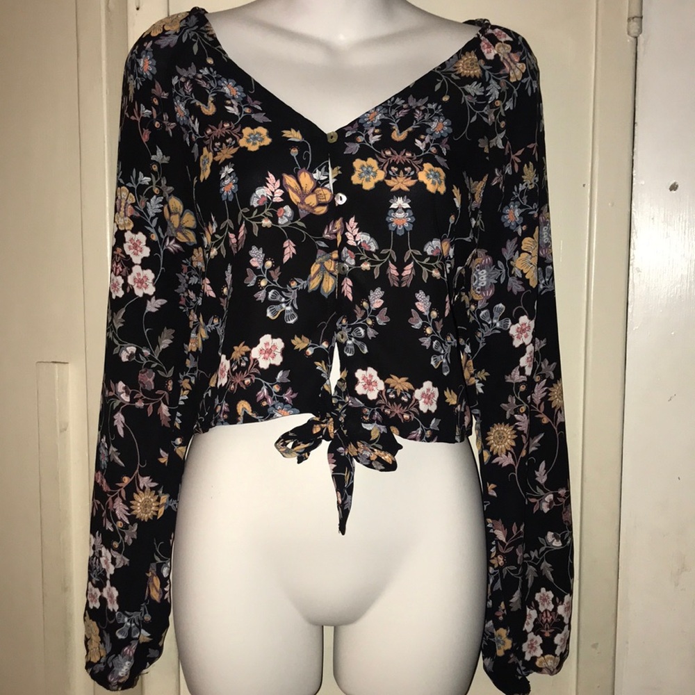 Long sleeve blouse